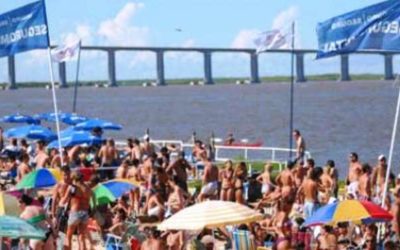 Voraz ataque de palometas en balneario ‘Rambla de Catalunya’