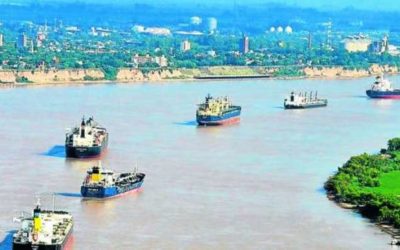 Bonfatti quiere «políticas de Estado» para la hidrovía del Paraná