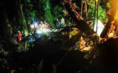 Tragedia con 49 muertos en una peligrosa ruta del sur del Brasil
