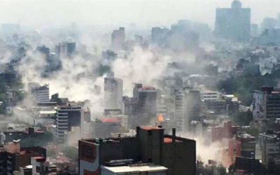 Doble terremoto en México dejó muertos y edificios caidos