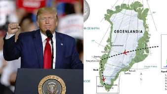 El loco Trump no viajó a Dinamarca porque no le venden Groenlandia