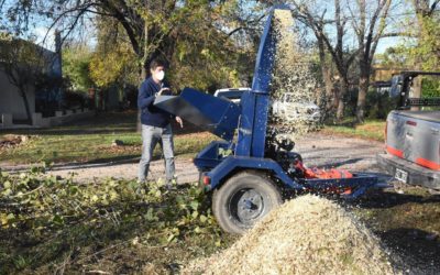 Funes es la primera ciudad santafesina con contar con una máquina ‘chipeadora’