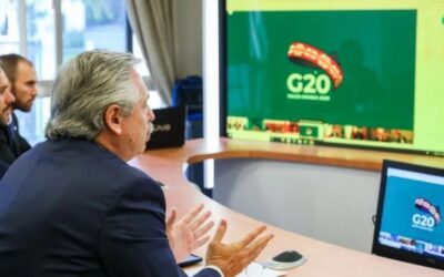 G-20: El presidente Alberto Fernández propuso un pacto global por la Pandemia
