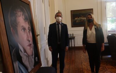 En el día de la creación de nuestra bandera, Rosario recibió el retrato digitalizado más humanizado del General Manuel Belgrano