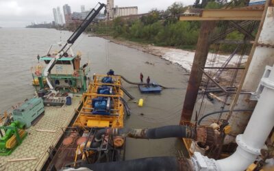 Aguas Santafesinas instaló nuevas bombas para captar agua del Paraná por su histórica bajante