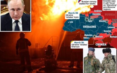 Las aventuras militares de Putin, el carnicero moscovita, en la heroica Ucrania