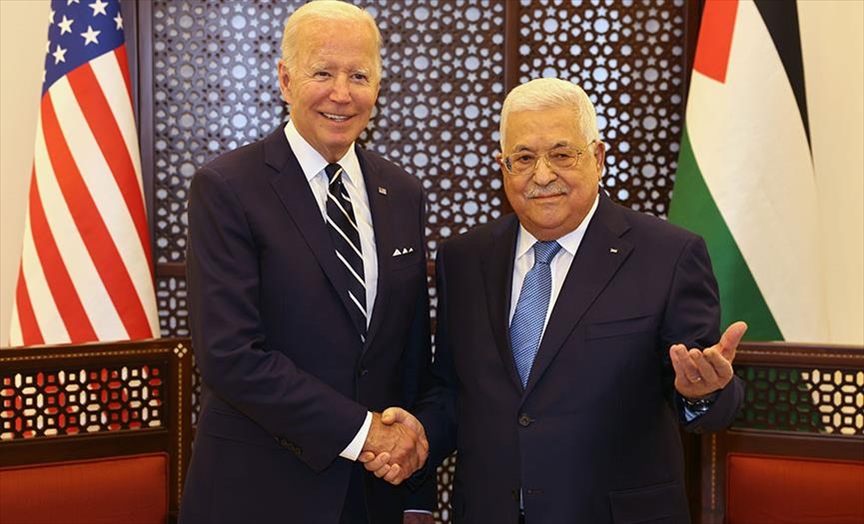 Joe Biden, tras reunirse con Mahmud Abás, afirmó que «Palestina merece un Estado propio»