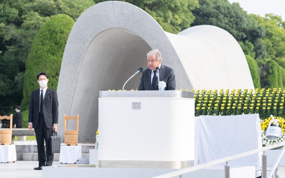 Llaman desde la ONU a eliminar los arsenales nucleares para evitar una segunda catástrofe mundial peor que la vivida en Hiroshima