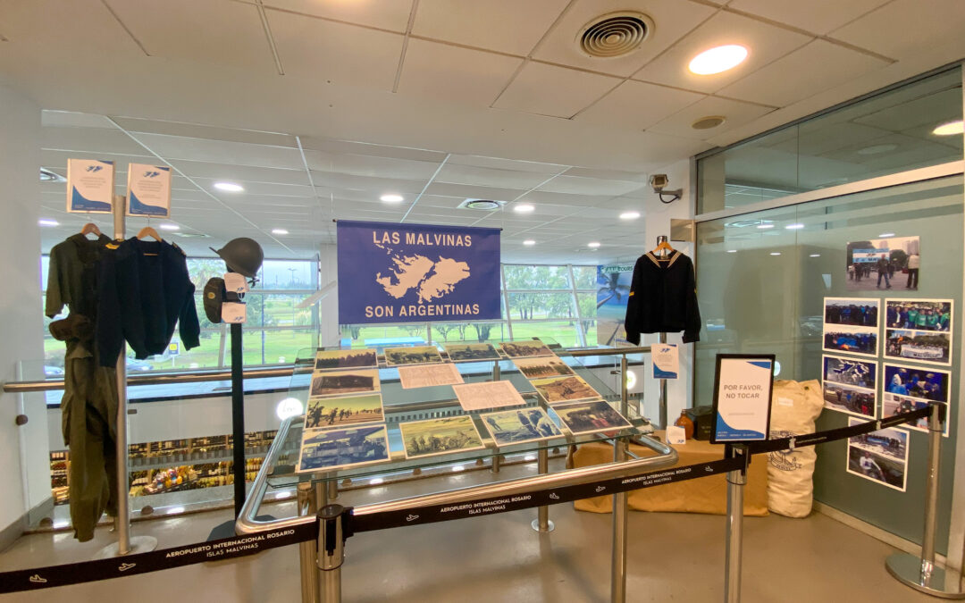 Durante el mes de abril se exhibirá una muestra sobre las Islas Malvinas en el Aeropuerto Internacional de Rosario