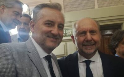 Perotti y Lewandowski, por separados, estuvieron en la muestra industrial ‘Agroactiva’ 2023