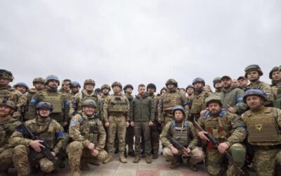 Soldados ucranianos entrenan para recuperar la península de Crimea en el 2024