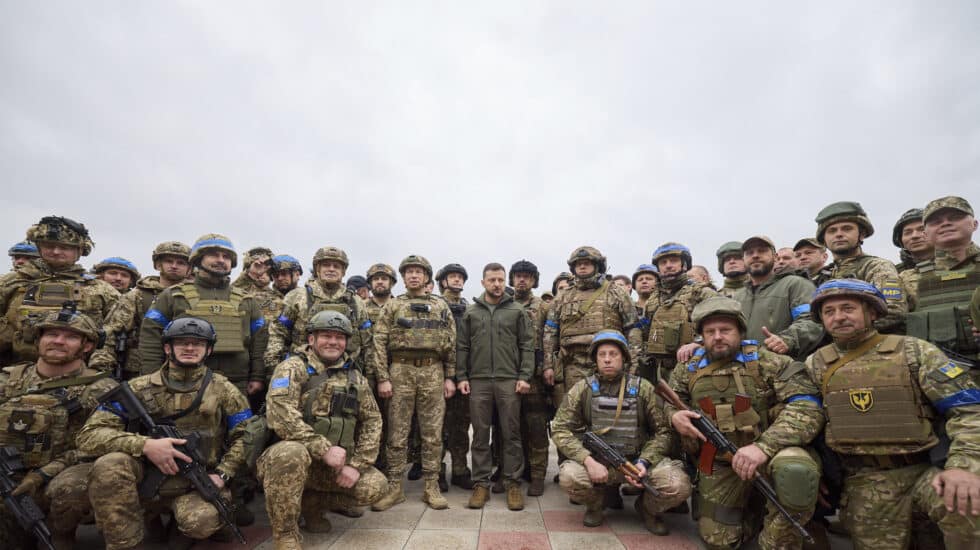 Soldados ucranianos entrenan para recuperar la península de Crimea en el 2024