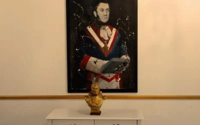 San Martín: La Gran Logia Escocista Argentina mostró un cuadro del Libertador con vestimenta masónica
