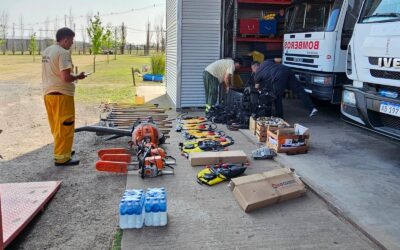 Brigadistas, vehículos y equipos especiales santafesinos viajarán para ayudar en el combate de incendios en Córdoba