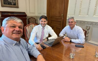 Ricci y Pullaro planificaron obras urbanas como cloacas y nueva central de monitoreo