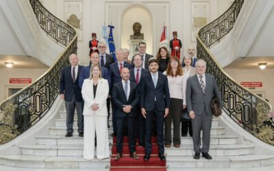 «Queremos ser la primera provincia exportadora de la Argentina», aseveró Pullaro ante embajadores de la UE