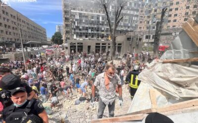 Ucrania: Masivo ataque de las invasoras fuerzas rusas sobre Kiev con uso de misiles y drones