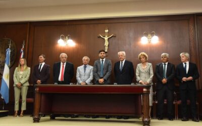 “Queremos una Justicia aliada en la lucha contra el delito”, enfatizó Maximiliano Pullaro