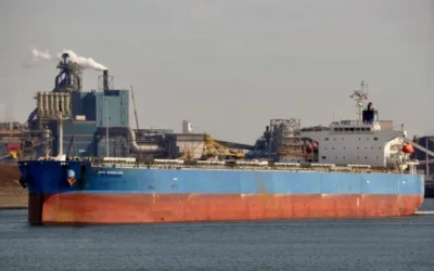 Secuestran, al menos, media tonelada de cocaína de un barco mercante atracado en el puerto de Vicentín