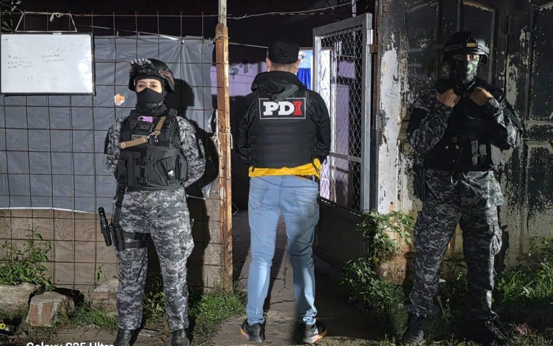 La PDI desbarató una banda de ‘narcos’ que operaba en Granadero Baigorria y Capitán Bermúdez