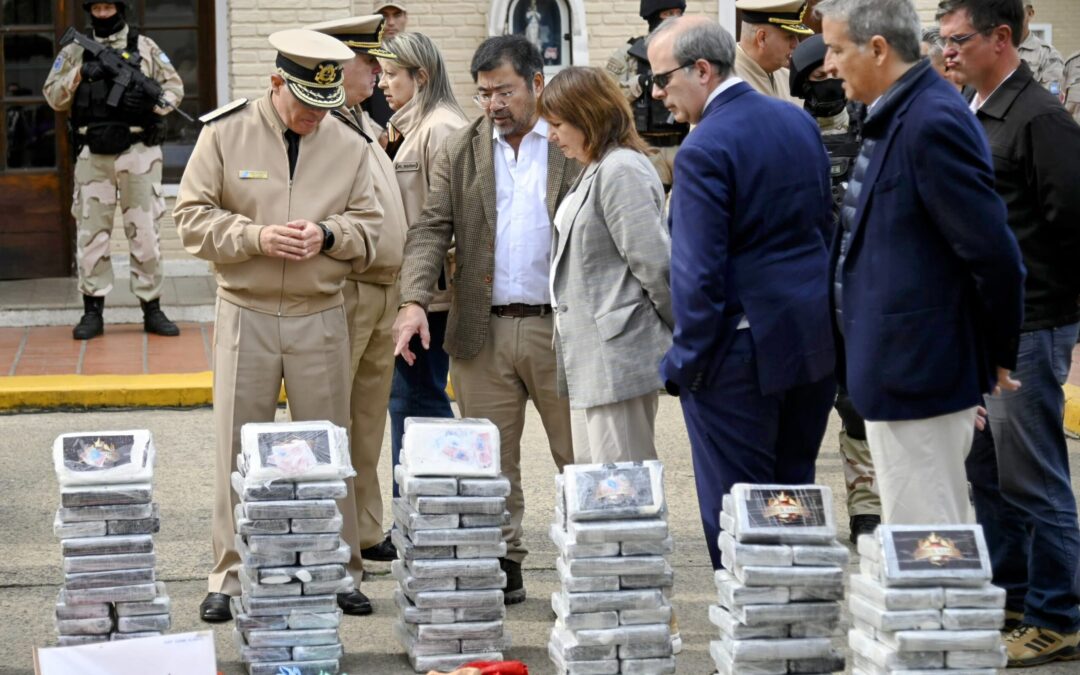 Bullrich confirmó que la cocaína incautada del barco ‘Ceci’ pesó 450 kilogramos y fue valuada en 6 millones de dólares