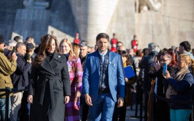 Fuerte reclamo de federalismo hizo Pullaro y Javkin en el acto por el Día de la Bandera