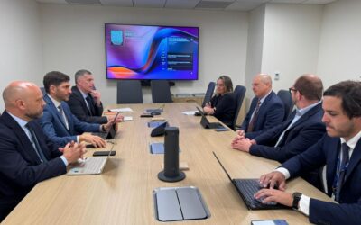 Pullaro en misión comercial a los EE. UU., ya se reunió en Washington con el BID y la Cámara de Comercio norteamericana