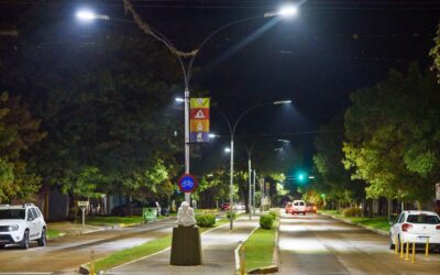 El 95 por ciento del municipio de San Lorenzo ya cuenta con la cobertura del sistema de luces Led