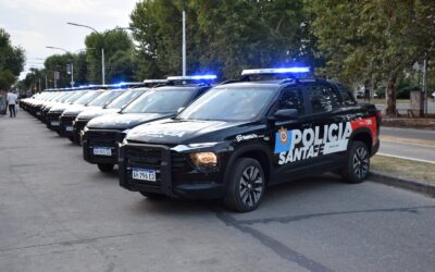 San Lorenzo cuenta con 7 nuevas camionetas policiales para el patrullaje del municipio