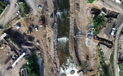 Enrico afirmó que sin los trabajos que realiza Provincia en la cascada del Saladillo, corría peligro de derrumbe el puente ‘Molino Blanco’