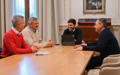 Villa Gobernador Gálvez: Ricci y Lenci se reunieron con el gobernador Pullaro para gestionar obras y proyectos para la ciudad