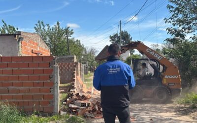 Nuevo Alberdi Oeste: El Municipio liberó espacios usurpados en una amplia y vasta intervención barrial